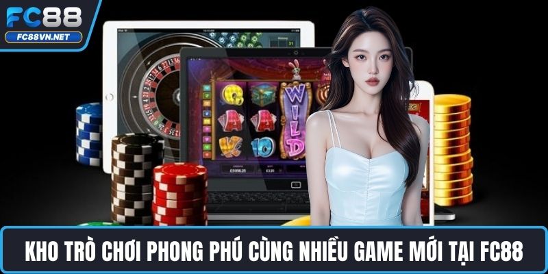 Kho trò chơi phong phú cùng nhiều game mới tại FC88