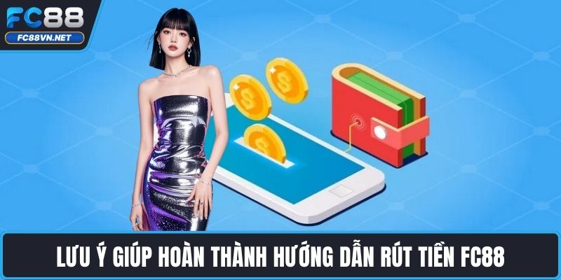 Lưu ý giúp hoàn thành hướng dẫn rút tiền FC88