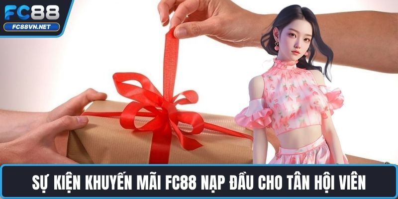 Sự kiện khuyến mãi FC88 nạp đầu cho tân hội viên