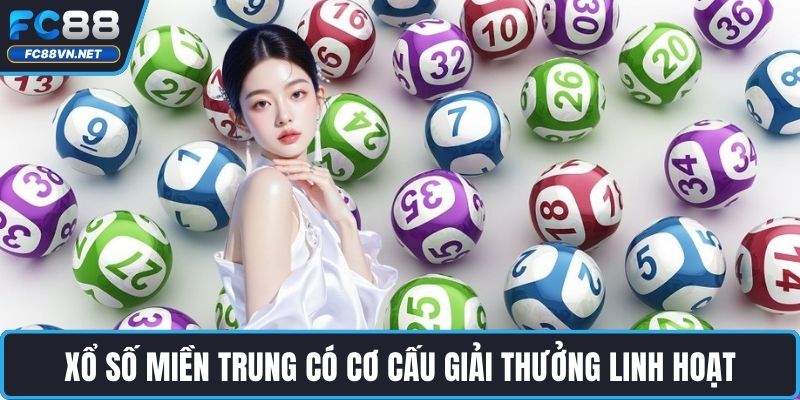 Xổ số Miền Trung có cơ cấu giải thưởng linh hoạt